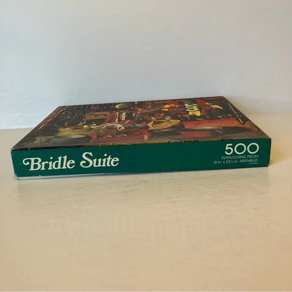 VTG Springbok BRIDLE SUITE 500 Piece Jigsaw Puzzle Riding Equestrian Horse Tack - Picture 2 of 4